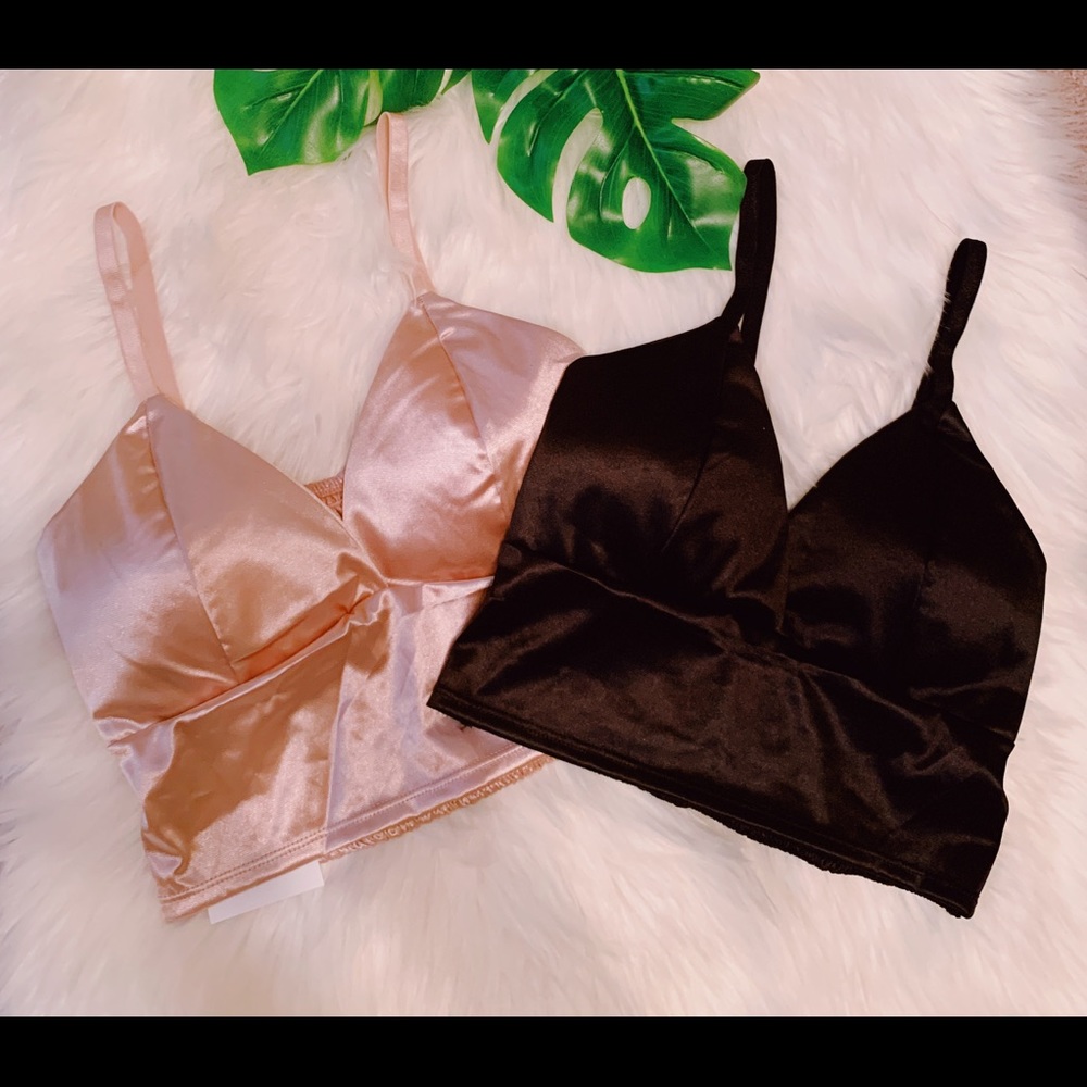 Satin Bralette pack of 2.